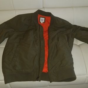 Gap Bomber Jacket Army Green/Orange